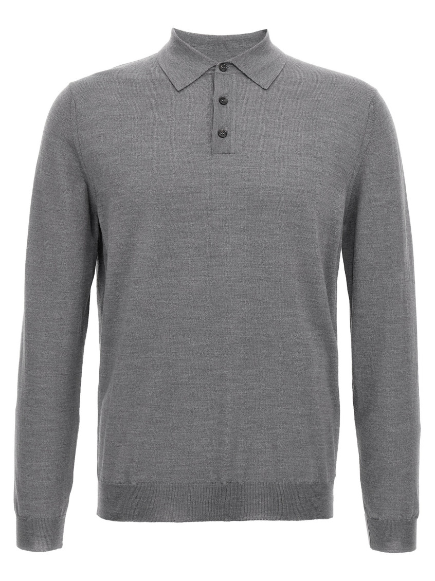 Virgin Wool Polo Shirt