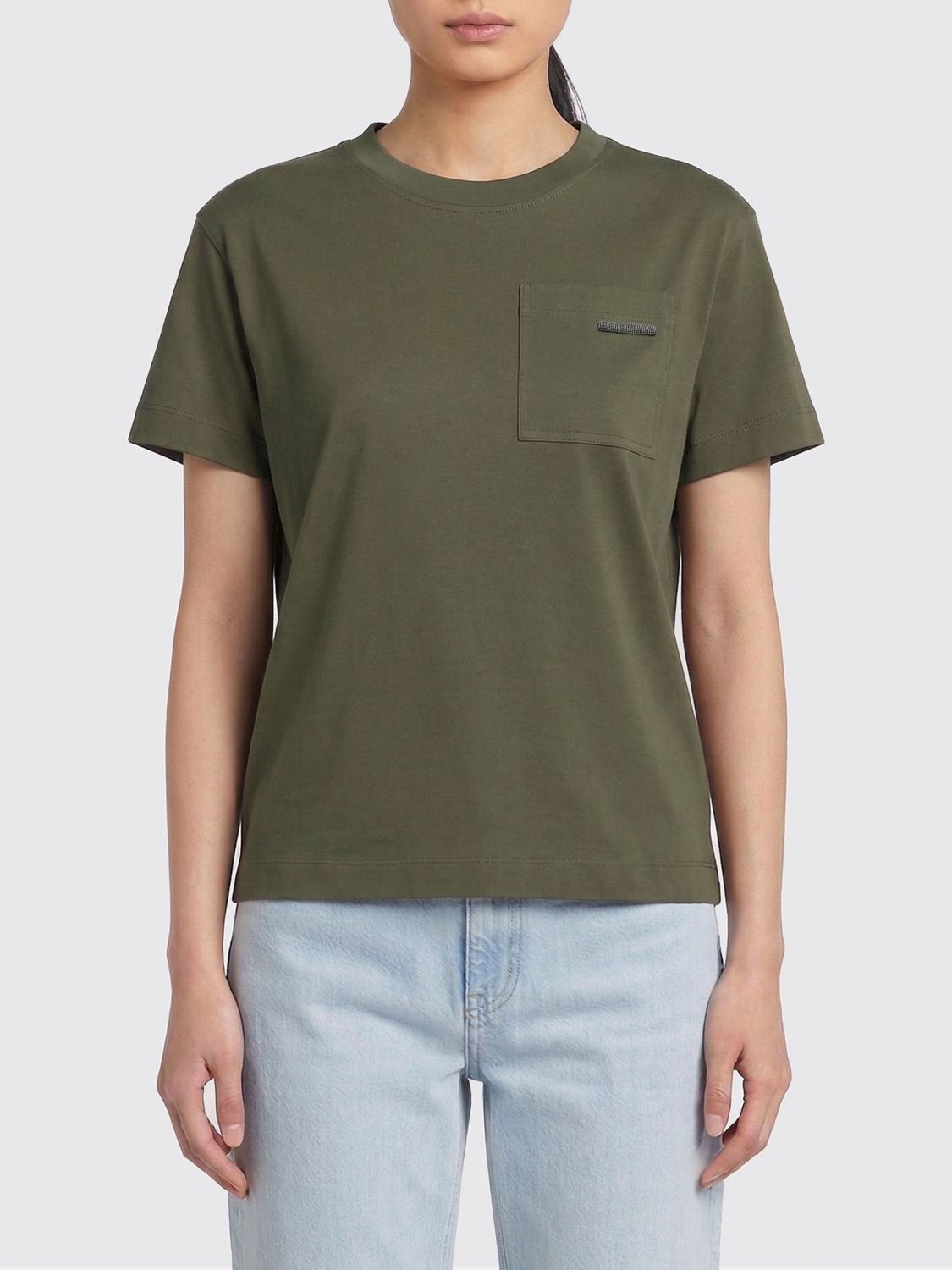 Pocket embellished T-shirt - Black