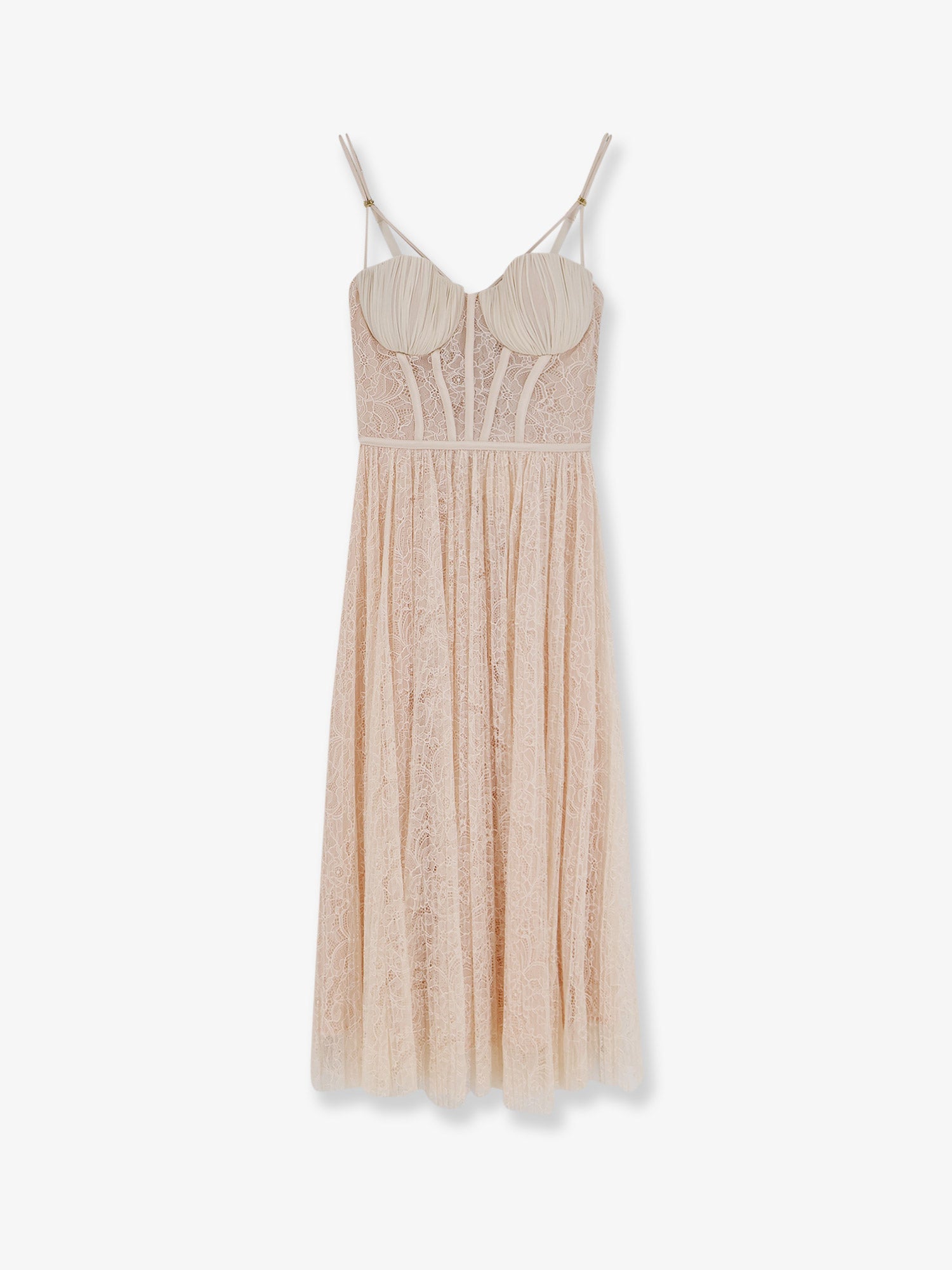 Lace Corset Dress — Pink