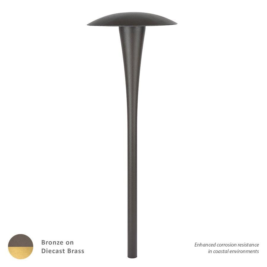 WAC Lighting 1-Light LED 12V Area Light in Bronzed Brass - 6011-27BBR