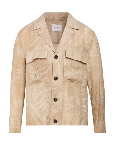 Man Blazer Beige Size L Linen