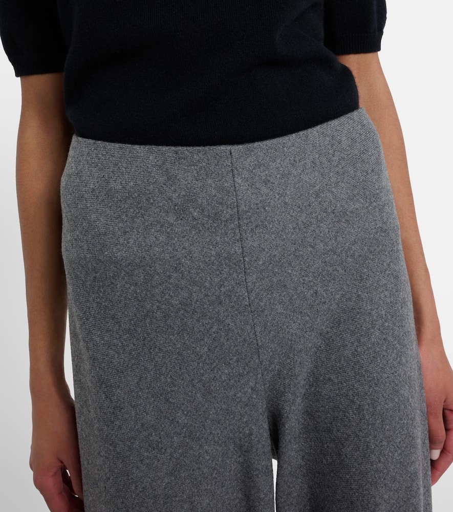 High-rise wide-leg pants