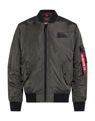Man Jacket Grey Size L Nylon
