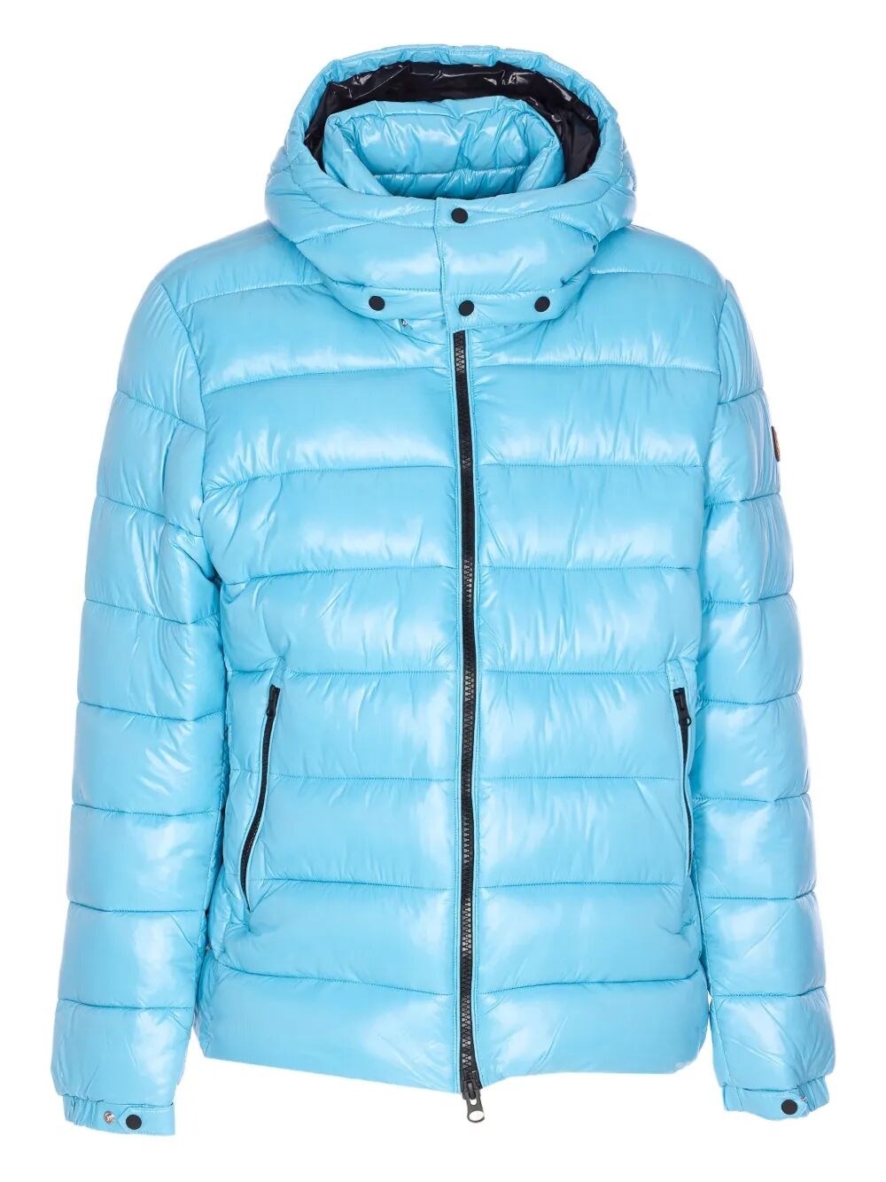 Florian Down Jacket With Lacquered Finish And Removable