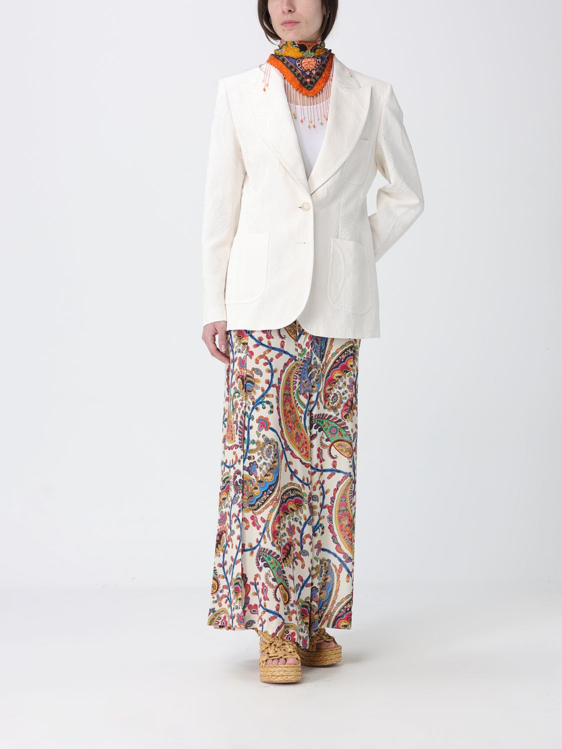 Blazer Woman color White