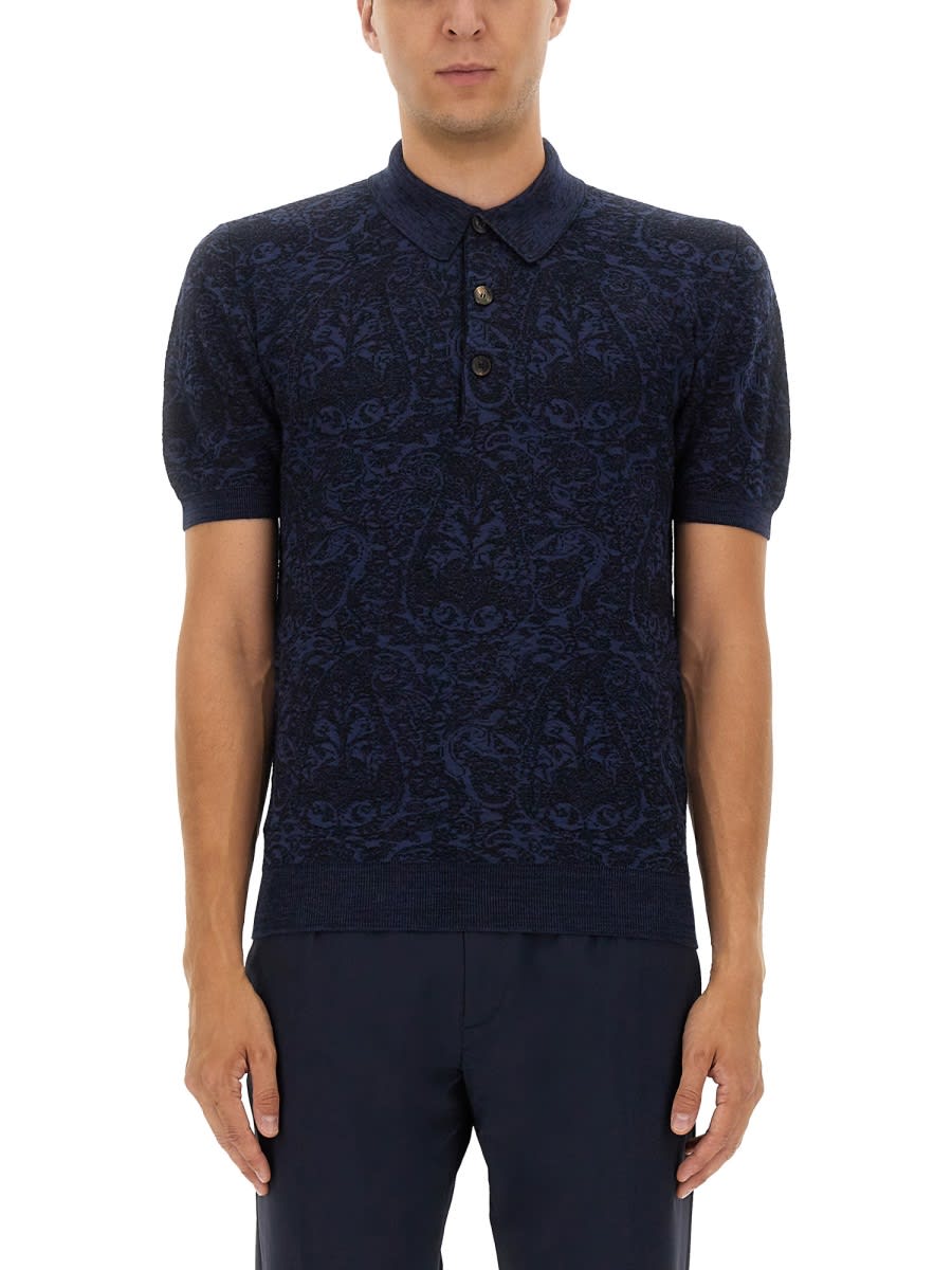 Polo Shirt With Pegasus Embroidery