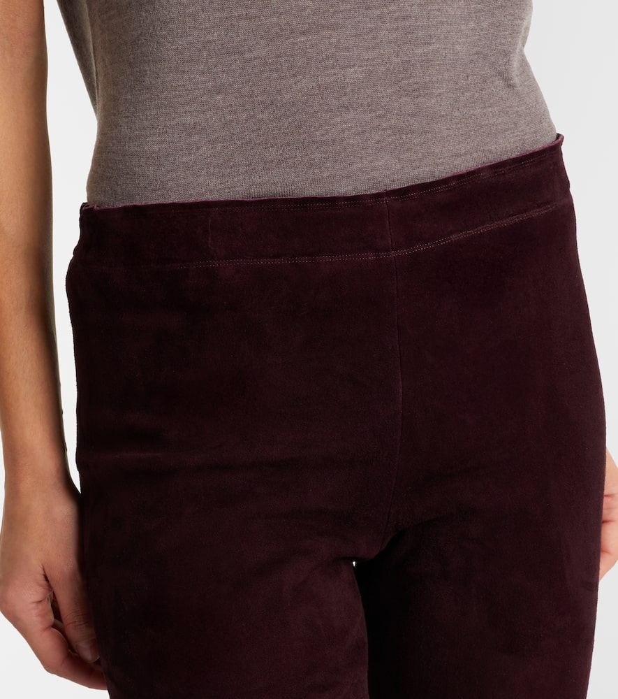 Carolyn suede leggings