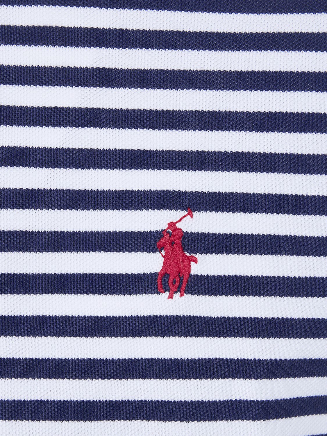 Polo Pony-embroidered polo shirt - White