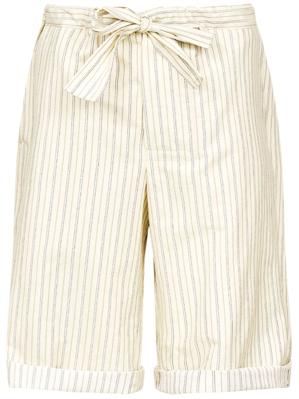 Striped shorts - Neutrals