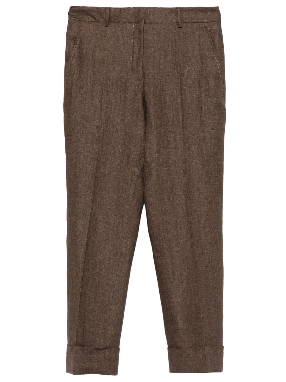 Regular Fit Linen Trousers