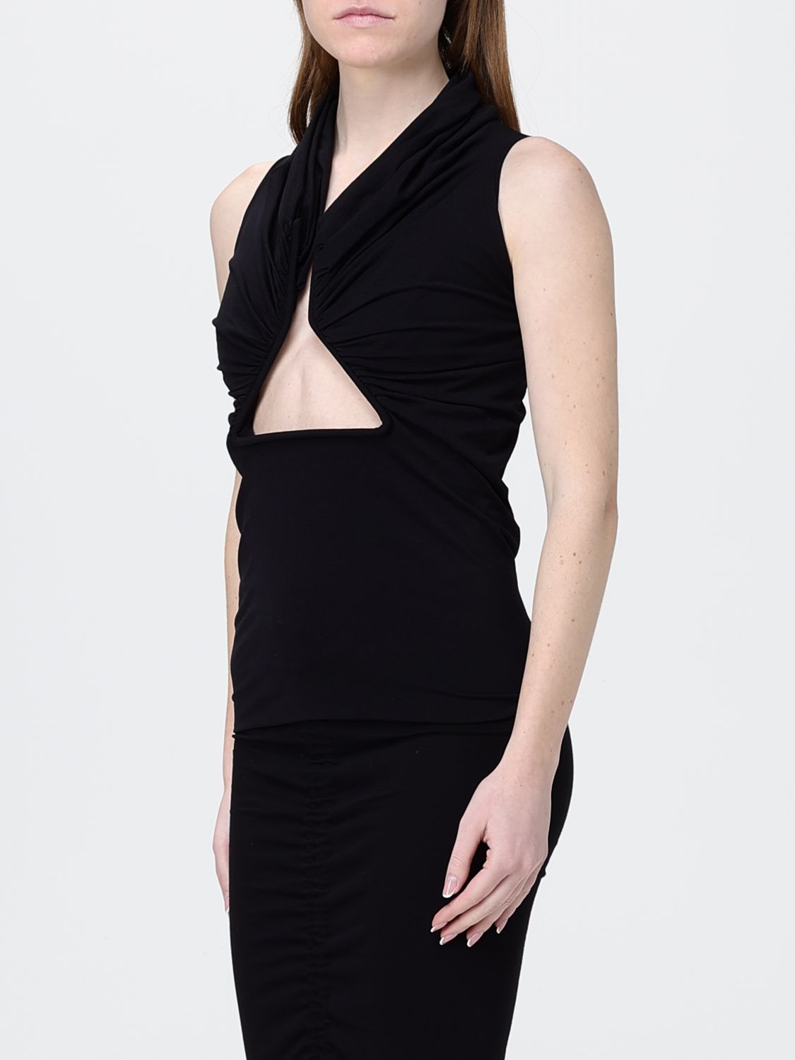 Top Woman color Black
