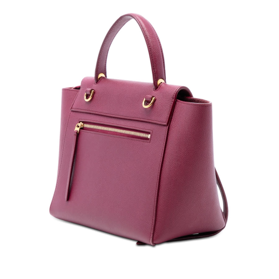 Pre-owned Micro Grained Calfskin Belt Bag F-GA-1197