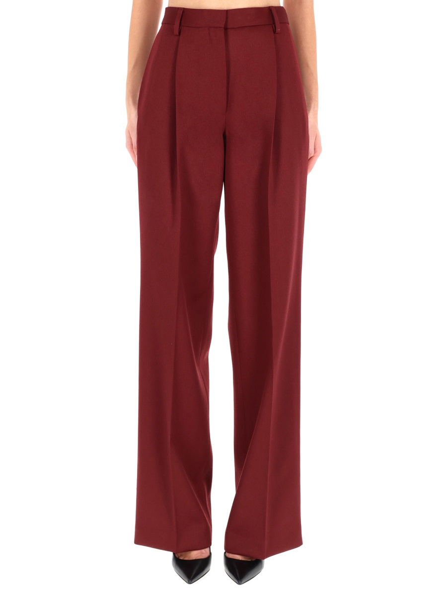 Belted Wool Trousers