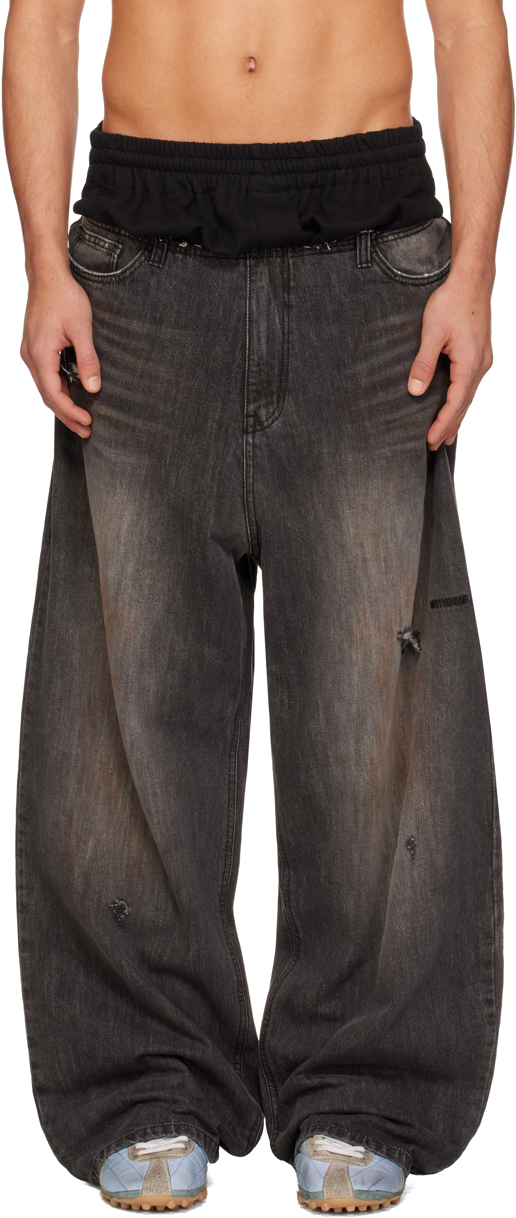 Black Layered Jeans