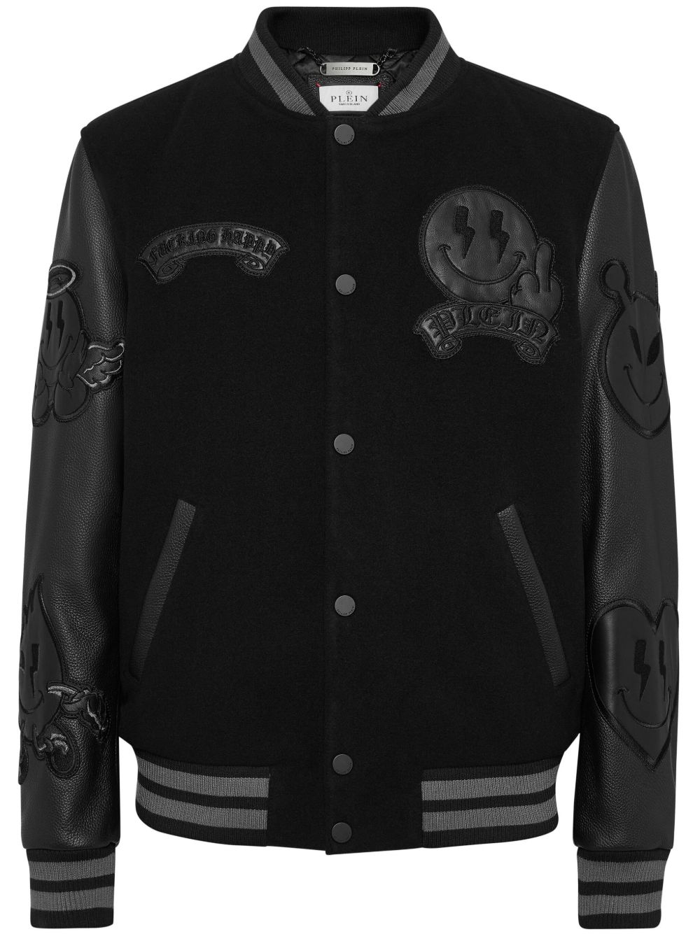 College varsity jacket - Black