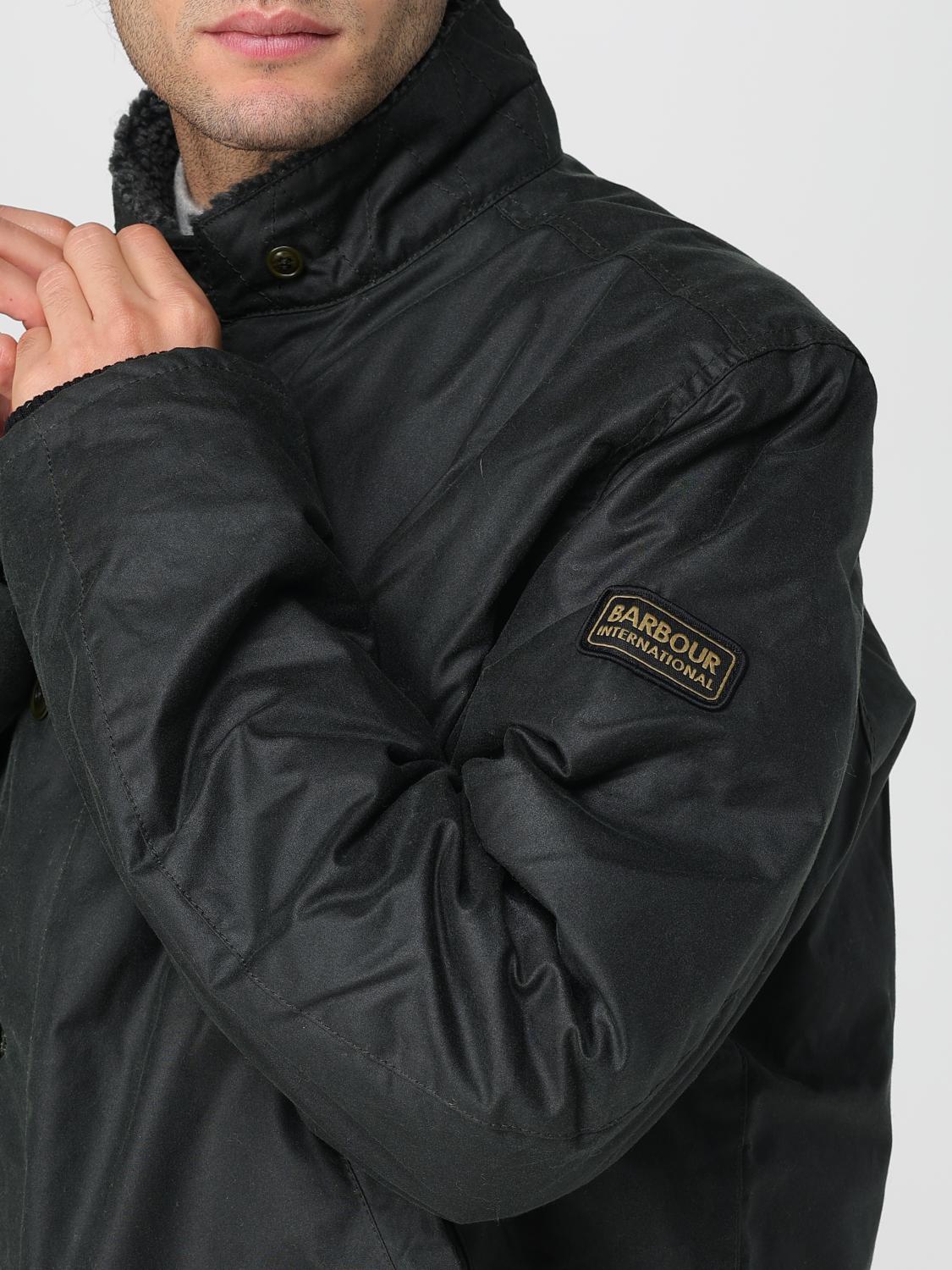 Coat Men color Green