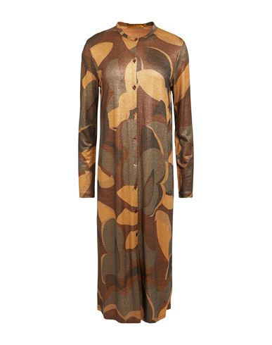 Siyu Woman Midi dress Marigold Size 4 Viscose, Polyamide, Polyester