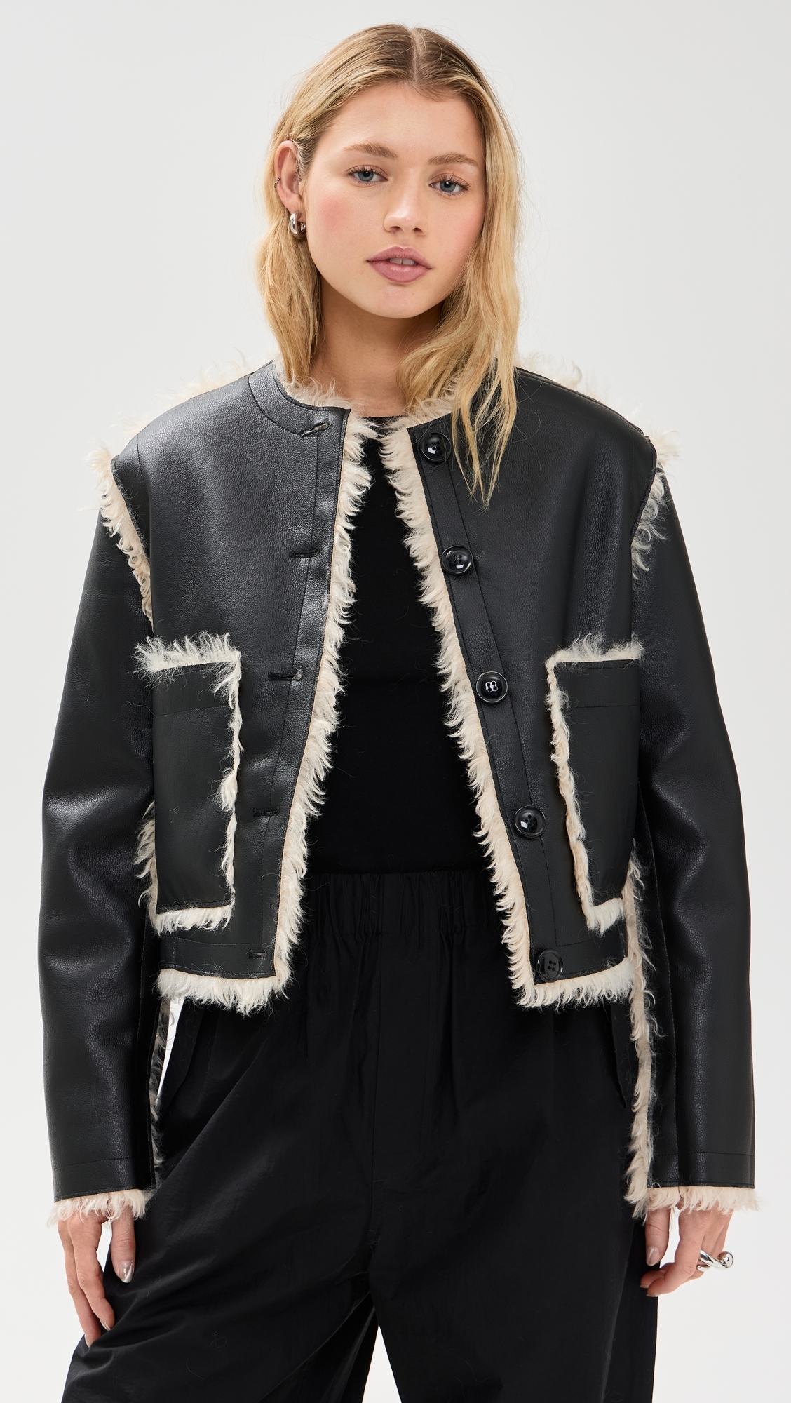 Lucine Jacket Black/Off White