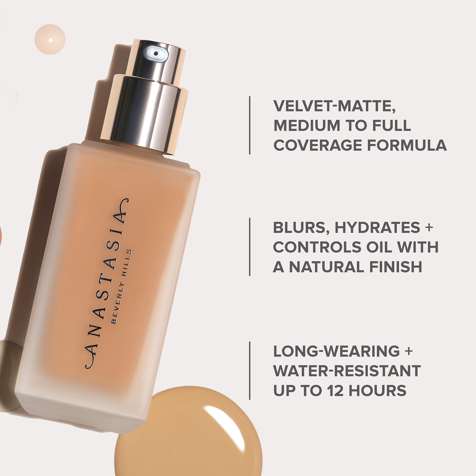 Anastasia Beverly Hills Impeccable Blurring Second-Skin Matte Foundation in 0cr