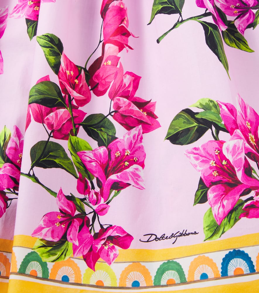 Taormina floral cotton dress