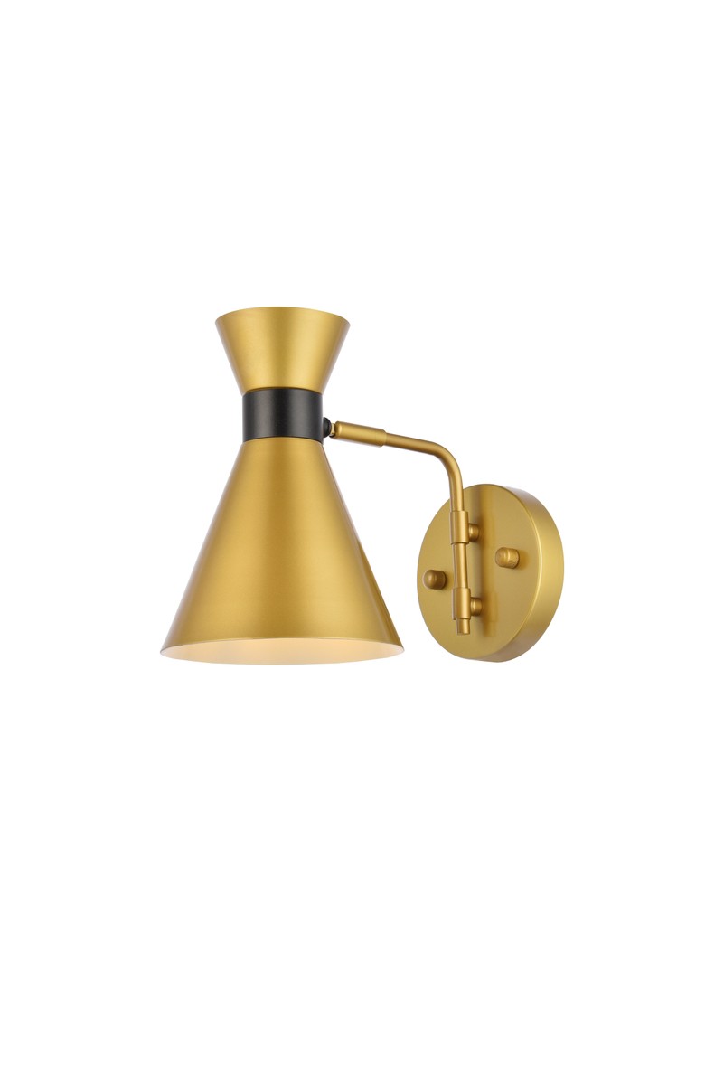 Brass One Light Wall Sconce from the Halycon Collection