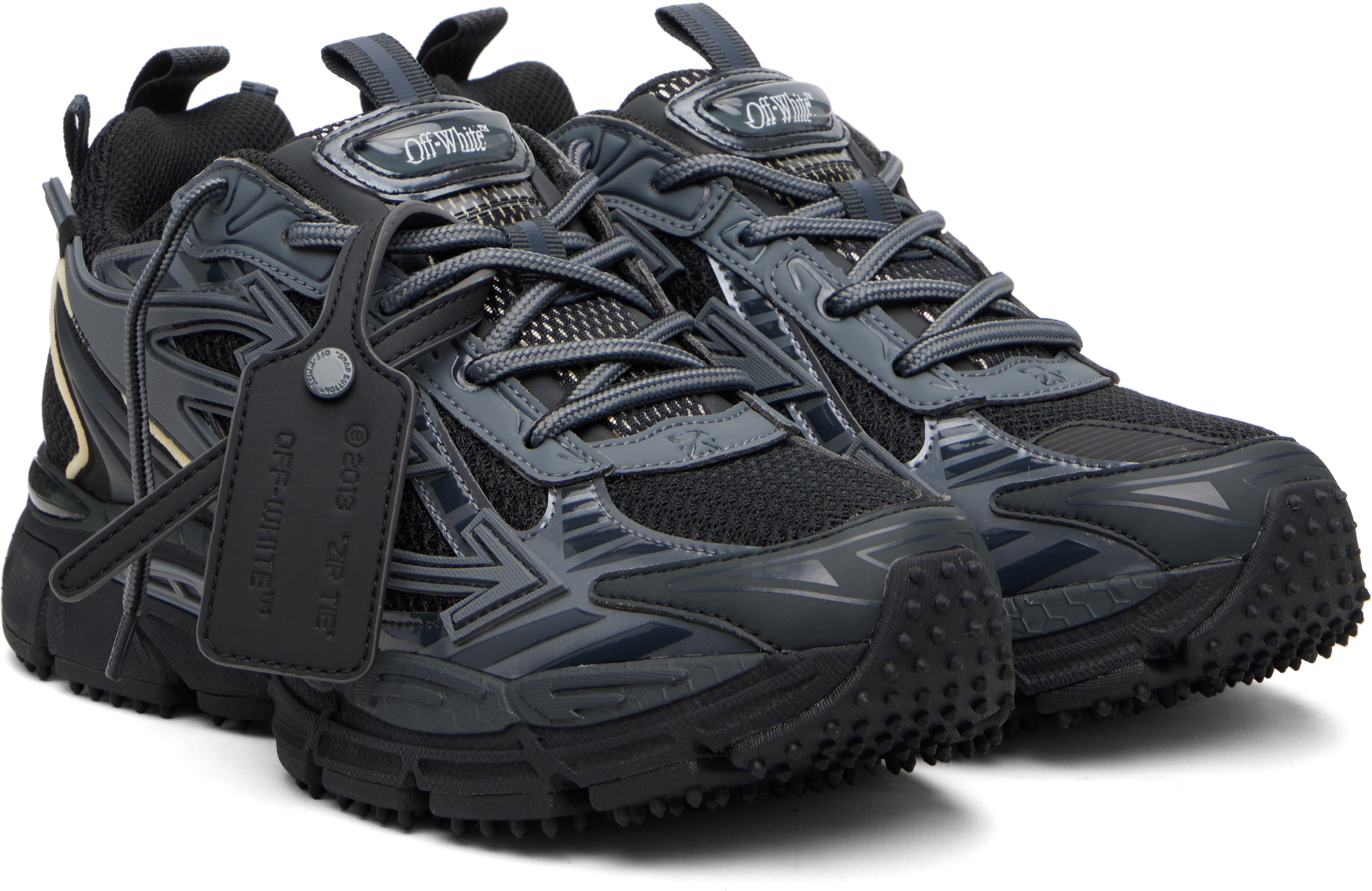 Black 'Be Right Back' Sneakers