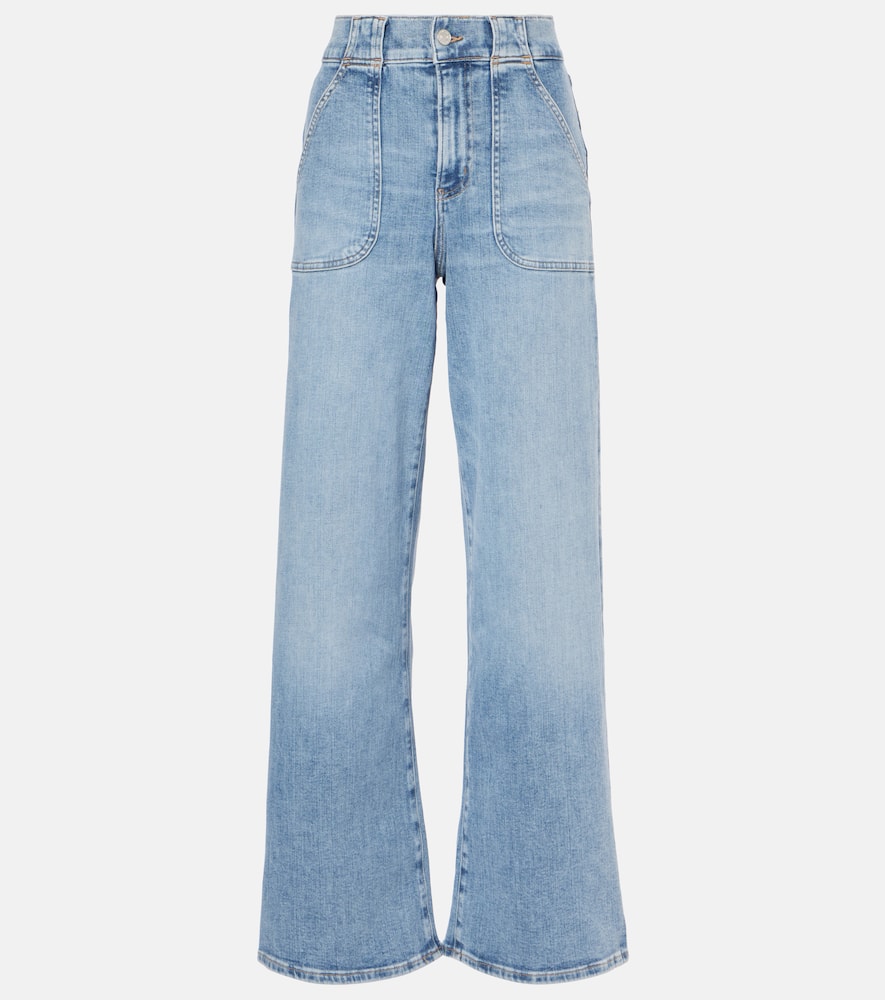 Modern Pocket high-rise wide-leg jeans