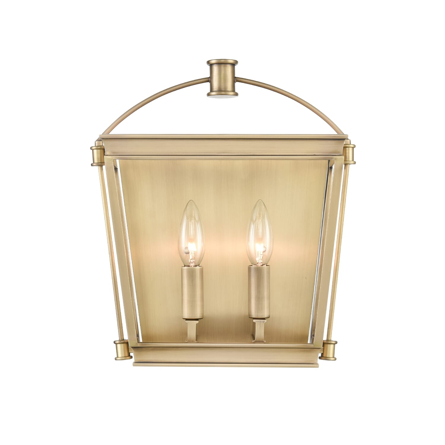 Alora Manor 2-Light Bathroom Wall Sconce in Vintage Bra
