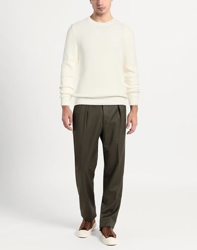 Man Sweater Cream Size 40 Cotton