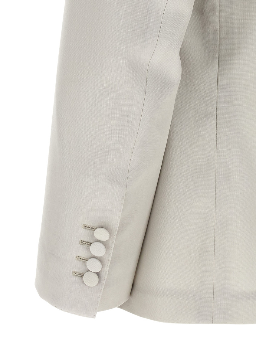 White Wool Blazer