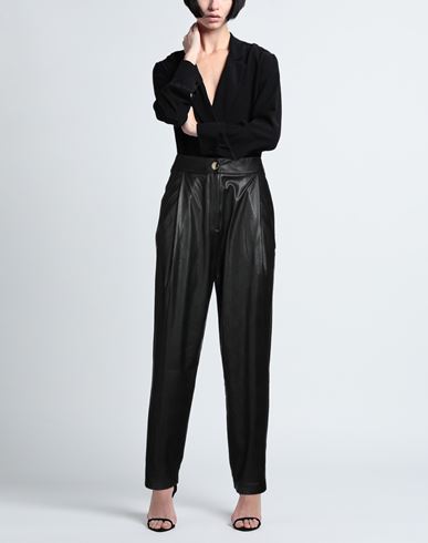 Woman Pants Black Size 12 Polyester