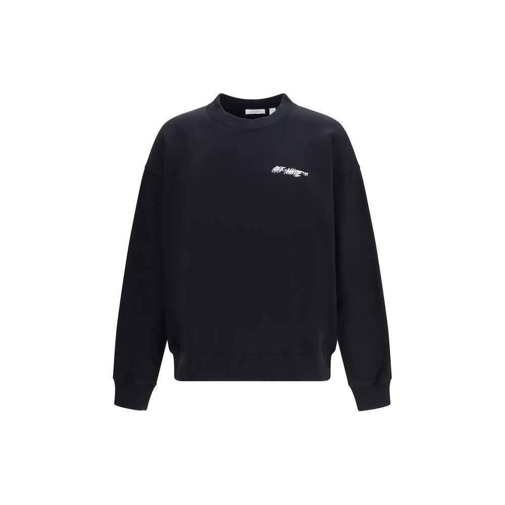 Embroidered Logo Sweatshirt — Black
