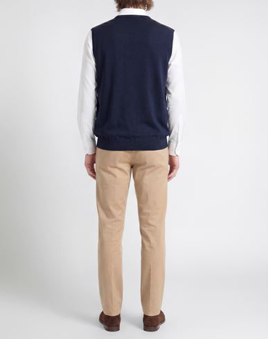 Extrafine Merinos Man Sweater Navy Size 48 Virgin Wool