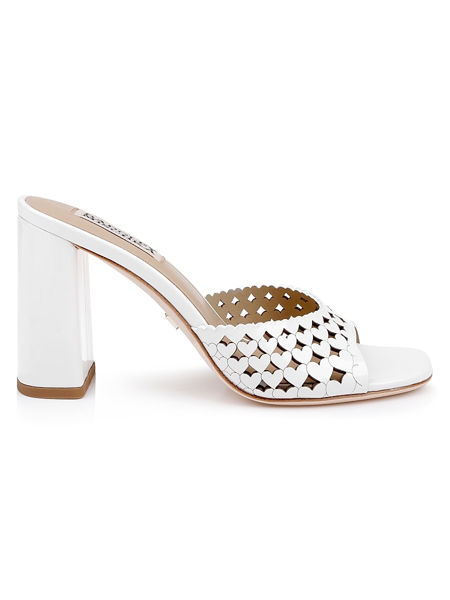 Women's Omni 85MM Patent Leather Sandals - White Patent