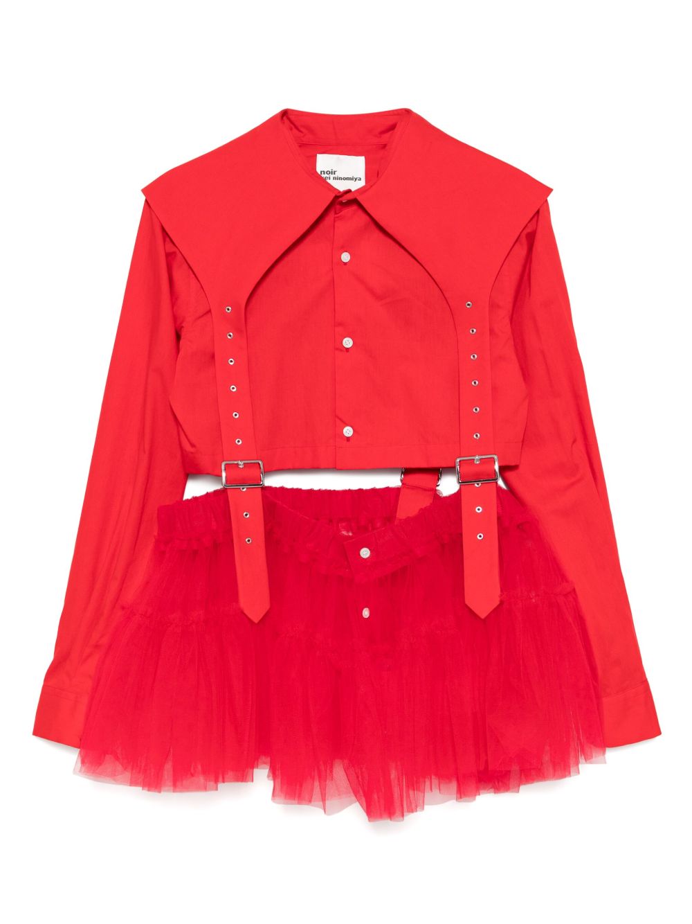 Noir Kei Ninomiya shirt dress - Red