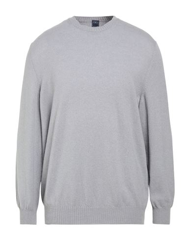 Man Sweater Grey Size 50 Cashmere