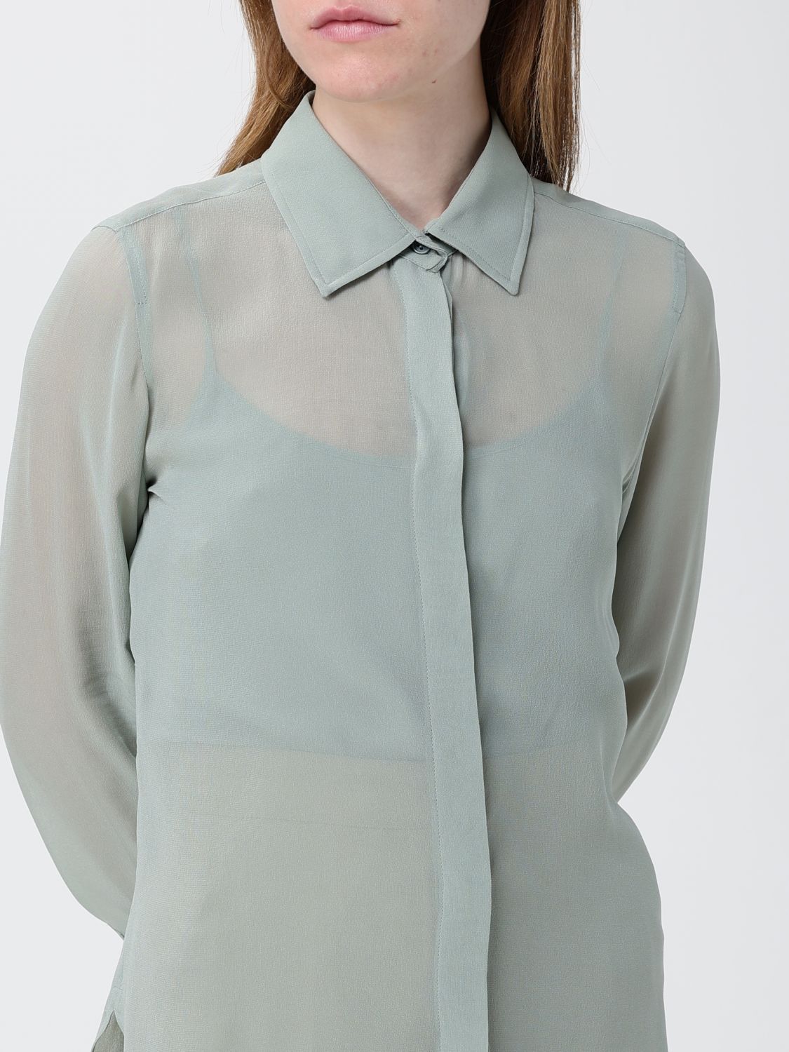 Top Woman color Green