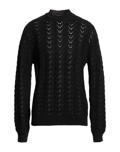 Lab Man Sweater Black Size L Merino Wool, Alpaca wool