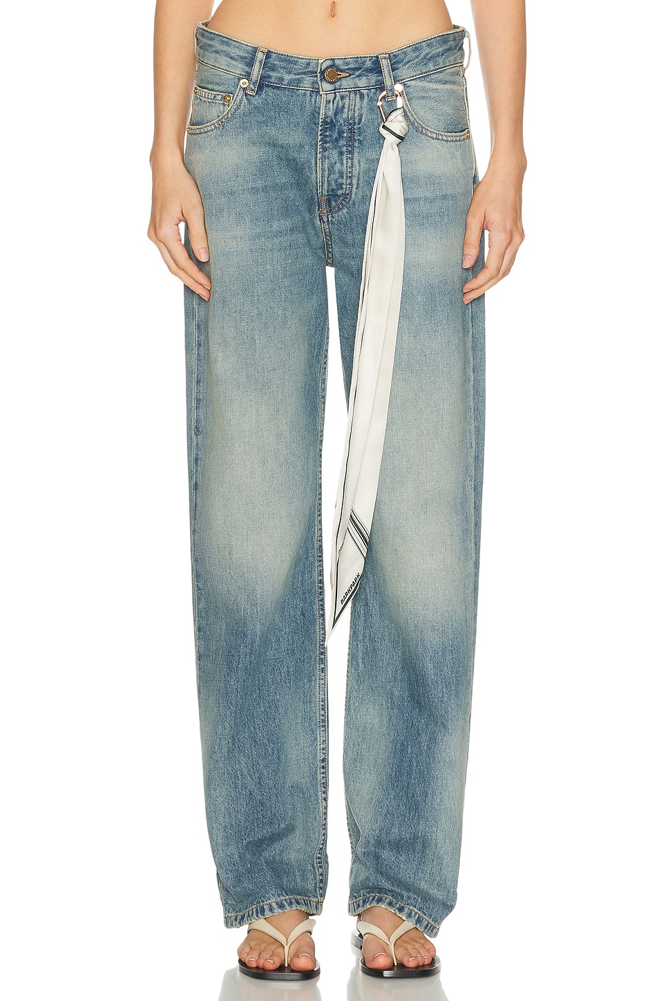 DARKPARK Liz Boyfriend Straight Leg in Light Wash - Blue. 24 also , 27, 28