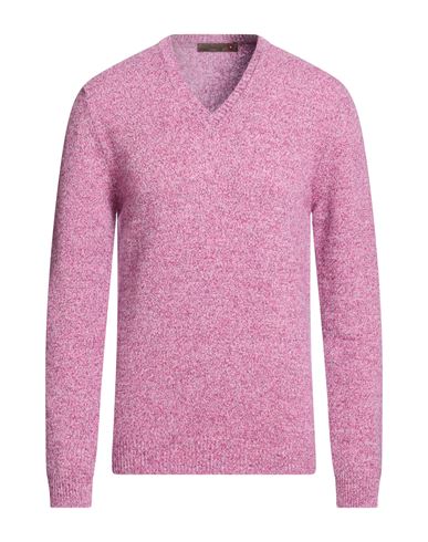 Man Sweater Mauve Size S Virgin Wool
