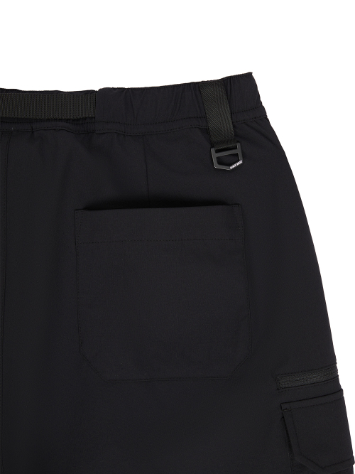 Nylon Utility Cargo Shorts