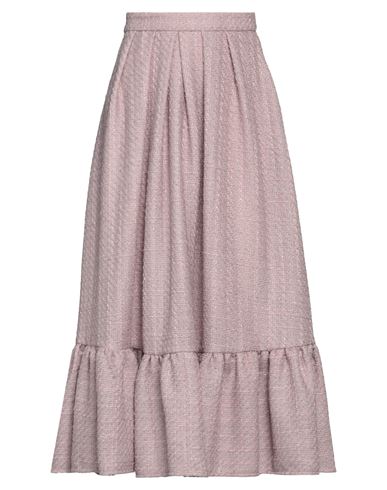 Elisabetta Franchi Woman Midi skirt Antique rose Size 4 Polyester