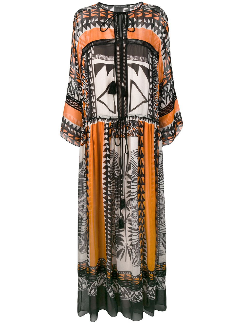 Boho maxi dress - Black