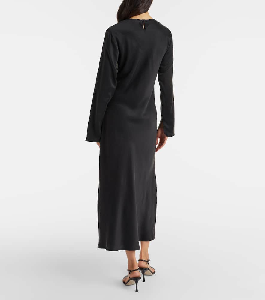 Salina silk charmeuse maxi dress