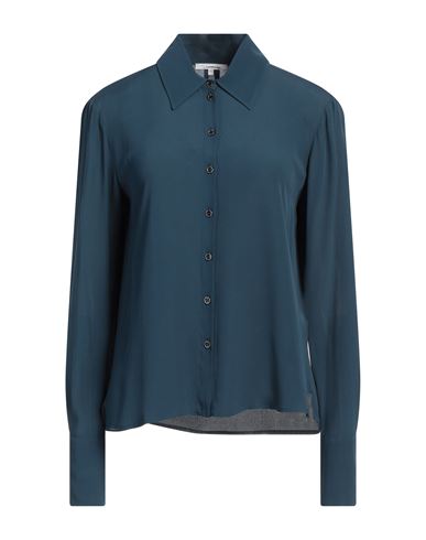 Woman Shirt Deep teal Size 4 Viscose