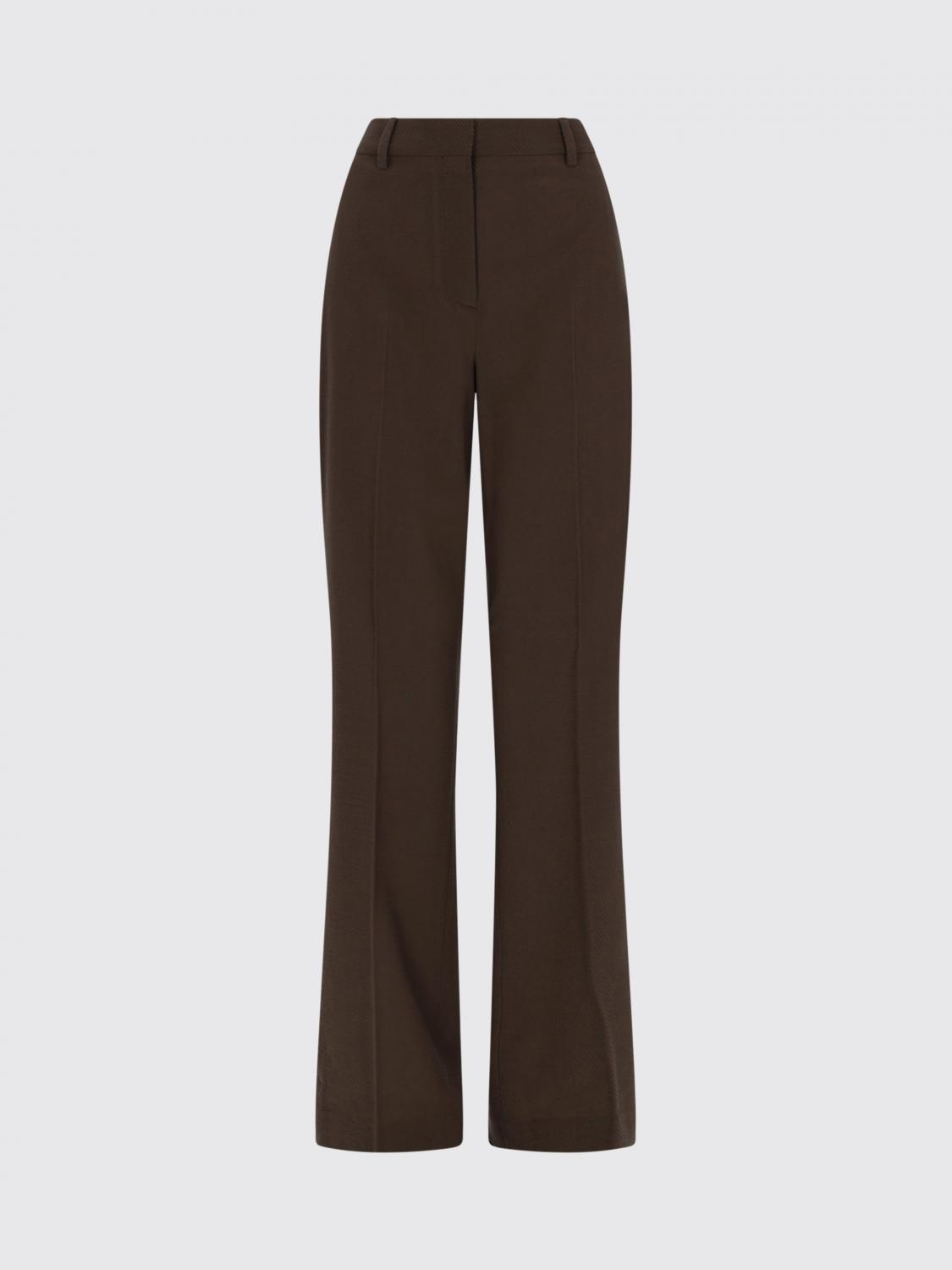 Pants Woman color Brown