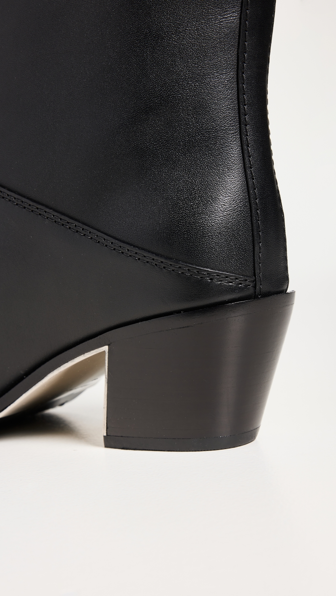 Downtown Wide Shaft Boots Black