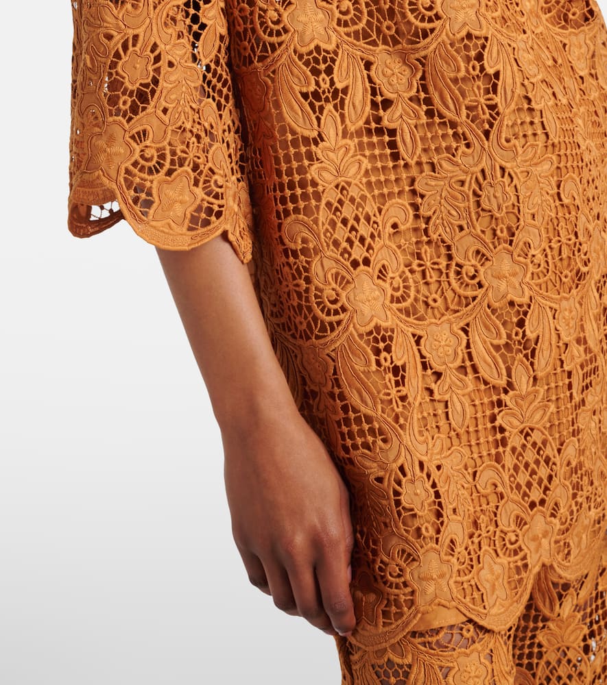 Coco scalloped lace top
