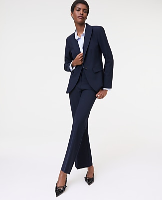 Ann Taylor The Petite Flare Ankle Pant in Seasonless Stretch