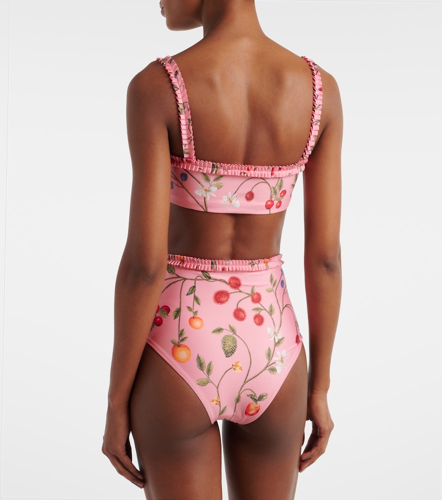 Olmo printed bikini top